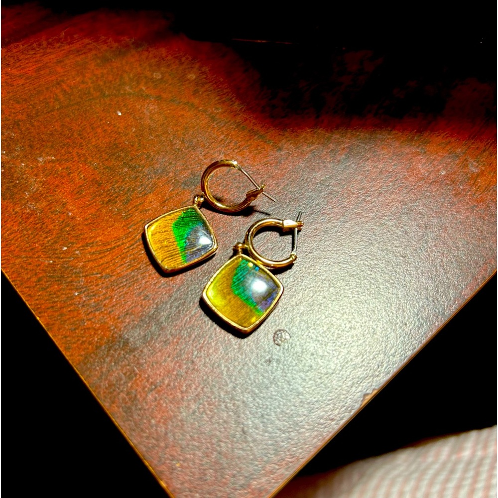 Peacock Earrings